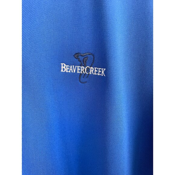 Nike Golf Beavercreek Golf Course Blue Short Sleeve Polo Shirt Mens SIze XL - Picture 4 of 10